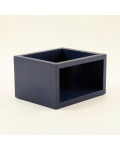 Stone Bend Empty Raised Planter - Navy (synthetic illustration; no displayed measurements)