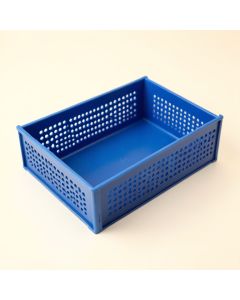 Maple Crossing Empty Under-Desk Cable Tray - Blue (synthetic illustration; no displayed measurements)