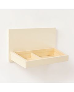 Hill Crossing Empty Wall-Mounted Tool Organizer Panel - Ivory (synthetic illustration; no displayed measurements)