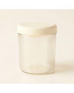 Meadow Canyon Storage Canister With Lid - Cream (synthetic illustration; no displayed measurements)