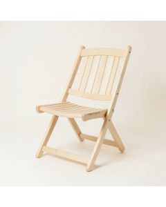 Linden Crossing Folding Outdoor Chair - Ivory (synthetic illustration; no displayed measurements)