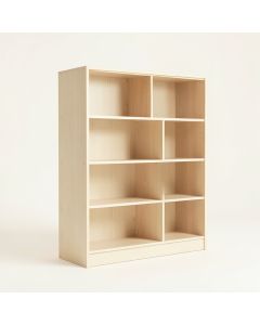 Brook Falls Freestanding Bookcase - Ivory (synthetic illustration; no displayed measurements)
