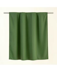Aspen Canyon Shower Curtain Hanging Flat From A Plain Rod - Green (synthetic illustration; no displayed measurements)