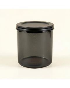 Wren Bend Storage Canister With Lid - Black (synthetic illustration; no displayed measurements)