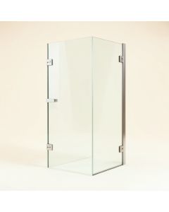 Zenith 33.75 '' W X 74 '' H Frameless Fixed Glass Panel (synthetic illustration; no displayed measurements)