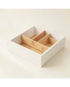 Clay Bluff Empty Pantry Drawer Organizer Insert - White (synthetic illustration; no displayed measurements)