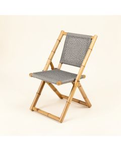 Olive Crest Folding Outdoor Chair - Gray (synthetic illustration; no displayed measurements)