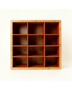 Dune Bridge Empty Mug-Storage Cabinet Insert - Terracotta (synthetic illustration; no displayed measurements)