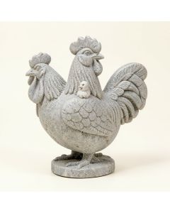 Nahant Farmhouse Stacked Rooster , Hen And Chick Figurine (synthetic illustration; no displayed measurements)