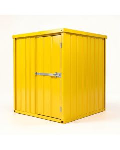 Garden 6 Ft. W X 6 Ft. D Metal Portable Storage Shed (synthetic illustration; no displayed measurements)