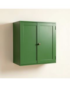 Maple Crest Wall-Mounted Entry Cabinet - Green (synthetic illustration; no displayed measurements)