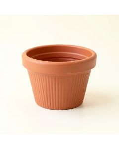 Ash Crest Empty Planter - Terracotta (synthetic illustration; no displayed measurements)