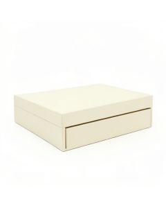 Summit Bend Desktop Monitor Riser - Cream (synthetic illustration; no displayed measurements)
