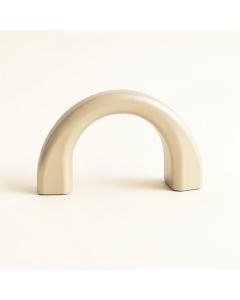 Slate Arc Cabinet Handle Without Packaging - Beige (synthetic illustration; no displayed measurements)