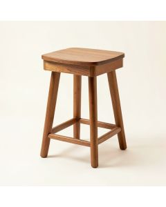 Kirkwood Solid Wood Bar & Counter Stool (synthetic illustration; no displayed measurements)
