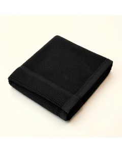Summit Edge Bath Towel - Black (synthetic illustration; no displayed measurements)