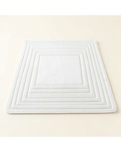 Meadow Crest Rectangular Outdoor Rug - White (synthetic illustration; no displayed measurements)