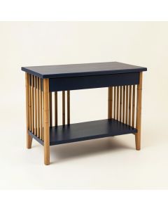 Moss Branch Small Writing Desk - Navy (synthetic illustration; no displayed measurements)