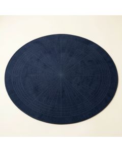 Briar Bend Round Area Rug - Navy (synthetic illustration; no displayed measurements)