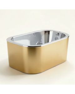59 '' X 32 '' Freestanding Soaking Acrylic Bathtub (synthetic illustration; no displayed measurements)