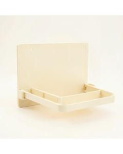 Lake Dell Empty Wall-Mounted Tool Organizer Panel - Ivory (synthetic illustration; no displayed measurements)