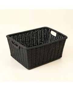 Field Bend Empty Storage Basket - Black (synthetic illustration; no displayed measurements)