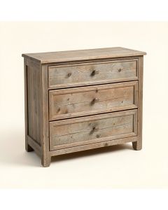 Sachiko 3 Drawer Aged Accent Chest (synthetic illustration; no displayed measurements)