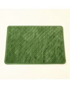 Ash Dell Bath Mat - Green (synthetic illustration; no displayed measurements)