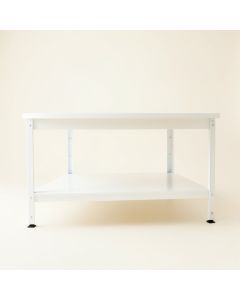 Summit Branch Empty Workshop Workbench - White (synthetic illustration; no displayed measurements)