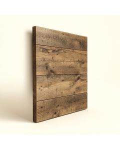 6 '' Reclaimed Solid Wood Wall Paneling (synthetic illustration; no displayed measurements)