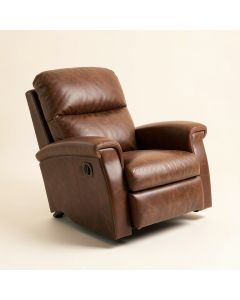 Asharna 35.8 '' Wide Faux Leather Power Standard Recliner (synthetic illustration; no displayed measurements)