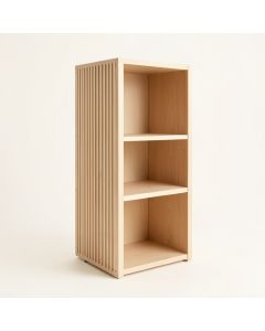 Rowan Bend Narrow Cubby Tower - Beige (synthetic illustration; no displayed measurements)