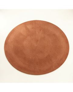 Bay Canyon Round Area Rug - Terracotta (synthetic illustration; no displayed measurements)