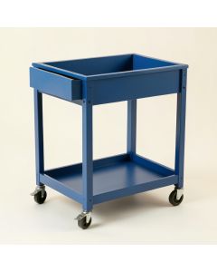 Briar Brook Empty Rolling Workshop Cart - Blue (synthetic illustration; no displayed measurements)