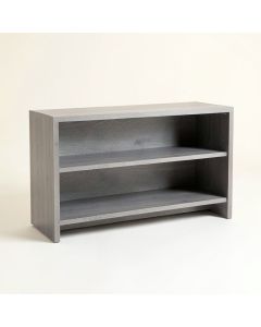 Harbor Bend Low Bookcase - Gray (synthetic illustration; no displayed measurements)