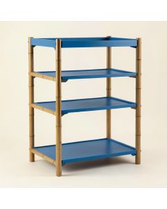 Vale Arc Empty Seed-Starting Shelving Unit Without Lights - Blue (synthetic illustration; no displayed measurements)