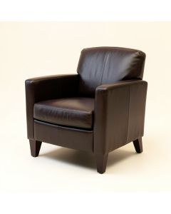 Upholstered Arm Chair In Dark (synthetic illustration; no displayed measurements)