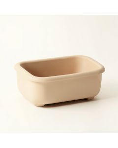 Elm Dell Empty Railing Planter With Integral Brackets - Beige (synthetic illustration; no displayed measurements)
