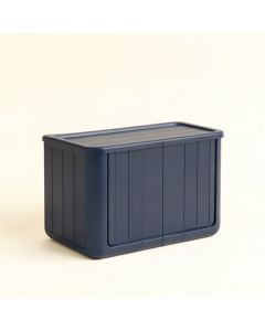 Laurel Crest Narrow Outdoor Storage Bench - Navy (synthetic illustration; no displayed measurements)