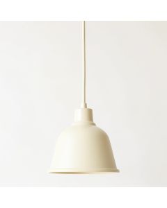 Dawn Bridge Pendant Light Suspended From One Plain Cable - Cream (synthetic illustration; no displayed measurements)