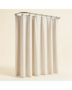 Sonia Cotton Solid Single Shower Curtain (synthetic illustration; no displayed measurements)
