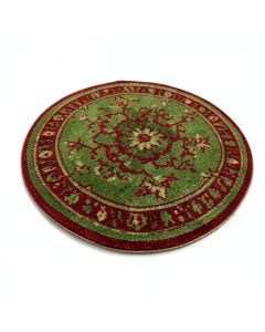 Hartland Abc Barnyard Power Loomed Green/Red Area Rug (synthetic illustration; no displayed measurements)