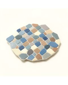 Vintage 9 '' X 9 '' Gel Peel & Stick Mosaic Tile (synthetic illustration; no displayed measurements)