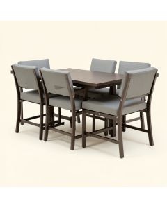 California Square 2-Person 27.6 '' Long Bar Height Dining Set With Cushions (synthetic illustration; no displayed measurements)