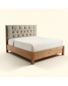 Carnanreagh Tufted Upholstered Standard Bed (synthetic illustration; no displayed measurements)