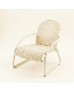 Briar Bend Outdoor Lounge Chair - Ivory (synthetic illustration; no displayed measurements)