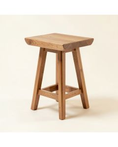 Cassius Solid Wood Counter Stool (synthetic illustration; no displayed measurements)