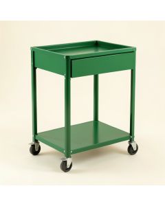 Heath Crest Empty Rolling Workshop Cart - Green (synthetic illustration; no displayed measurements)