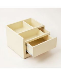Willow Branch Empty Coffee-Station Organizer - Cream (synthetic illustration; no displayed measurements)