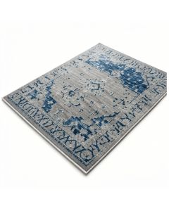 Anaheim Hand-Tufted Cotton Gray/Multi/Blue Area Rug (synthetic illustration; no displayed measurements)